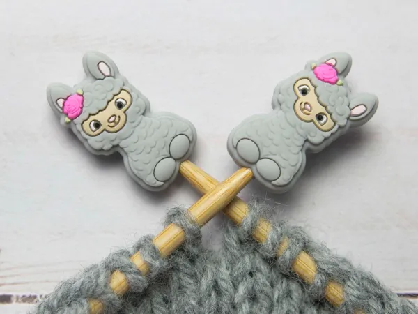 Stitch Stoppers Gray Alpaca from Fox & Pine Stitches 2/package